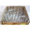Image 1 : LARGE FLAT OF ASSORTED STEMWARE