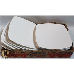 FLAT OF SERVING PLATES, VARIOUS TYPES