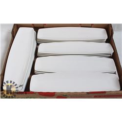 FLAT OF 14" X 4" LONG SERVING PLATES