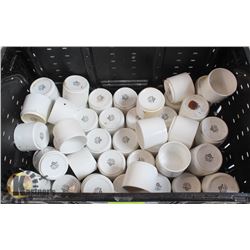 FLAT OF DUDSON FINE CHINA SUGAR BOWLS