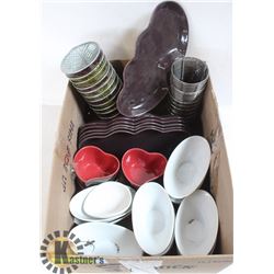 LOT OF ASSORTED DECORATIVE BOWLS