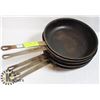 Image 1 : STACK OF FIVE 10" FRYING PANS