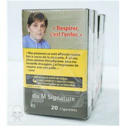 5 PACKS OF 20 DU MAURIER SIGNATURE . KING SIZE.