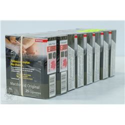 CARTON OF MACDONALD ORIGINAL CIGARETTES REG SIZE