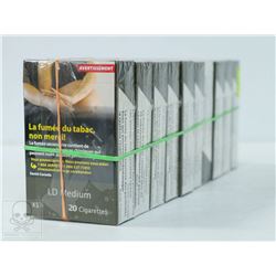 CARTON OF LD MEDIUM CIGARETTES KING SIZE.