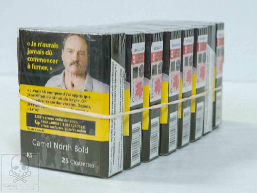 CARTON OF CAMEL NORTH BOLD CIGARETTES KING SIZE.