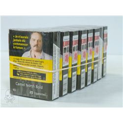 CARTON OF CAMEL NORTH BOLD CIGARETTES KING SIZE.