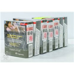 7 PACKS OF 25 XPORT A FULL CIGARETTES REG SIZE.