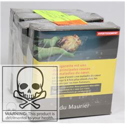 4 PACKS OF 25 DU MAURIER SIGN CIGARETTES REG SIZE.