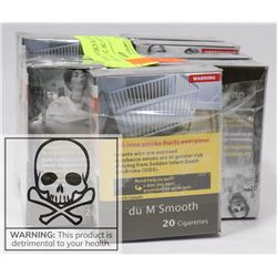 9 PACKS OF 20 DU MAURIER SMOOTH CIGARETTES REG
