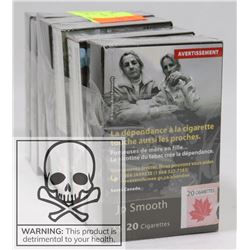 7 PACKS OF 20 JP SMOOTH CIGARETTES KING.