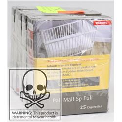 5 PACKS OF 25 PALL MALL SP FULL CIGARETTES KING.
