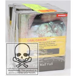 4 PKS OF 25 PALL MALL FULL CIGARETTES KING SIZE