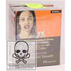 4 PKS OF 25 DU MAURIER CIGARETTES KING SIZE