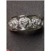 Image 2 : 31) 18K YELLOW & WHITE GOLD DIAMOND RING, SIZE 7.5