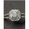 Image 1 : 34) 14K WHITE & YELLOW GOLD DIAMOND RING SIZE 7