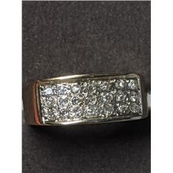 38) 14K YELLOW & WHITE GOLD GENTLEMANS DIAMOND