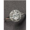 Image 2 : 41) 14K WHITE GOLD DIAMOND RING SIZE 5