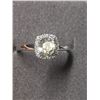 Image 2 : 40) 14K WHITE GOLD DIAMOND RING SIZE 7