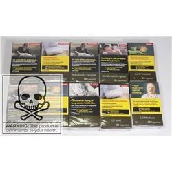 BAG OF 200 ASSORTED BRAND CIGARETTES.