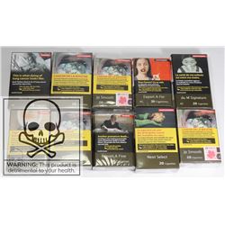 BAG OF 200 ASSORTED BRAND CIGARETTES.