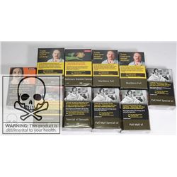 BAG OF 200 ASSORTED BRAND CIGARETTES. REGULARS.