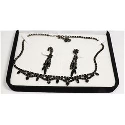 ESTATE NECKLACE WITH MATCHING EARRINGS