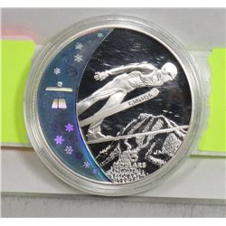 2009 $25 COMMEMORATIVE SILVER COIN VANCOUVER 2010