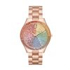 Image 1 : NEW MICHAEL KORS 42MM MULTI-COLOR WATCH MSRP $525
