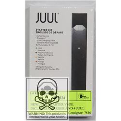 NEW JUUL STARTER VAPE. INCLUDES CHARGER AND 4 JUUL
