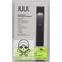 NEW JUUL STARTER VAPE. INCLUDES CHARGER AND 4 JUUL