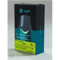 NEW VYPE E POD DEVICE STARTER VAPE WITH CHARGER.