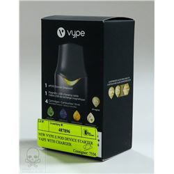 NEW VYPE E POD DEVICE STARTER VAPE WITH CHARGER.
