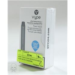NEW VYPE E POD DEVICE STARTER VAPE WITH CHARGER.
