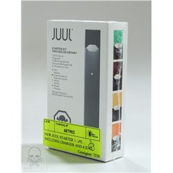 NEW JUUL STARTER VAPE. INCLUDES CHARGER AND 4 JUUL