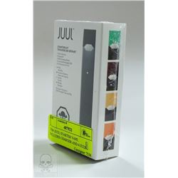 NEW JUUL STARTER VAPE. INCLUDES CHARGER AND 4 JUUL