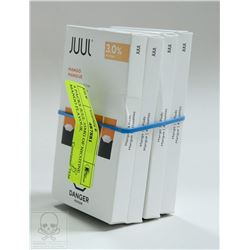 4 PACKS JUUL 35MG OF NICOTINE MANGO FLAVOUR.