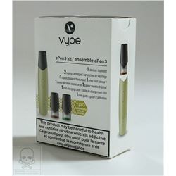 VYPE E PEN 3 KIT INCLUDES DEVICE, 2 VAPING PODS