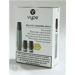 VYPE E PEN 3 KIT INCLUDES DEVICE, 2 VAPING PODS