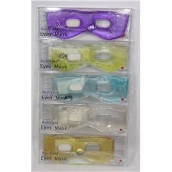 LOT OF 5 HOT / COLD EYE MASKS