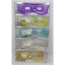 LOT OF 5 HOT / COLD EYE MASKS