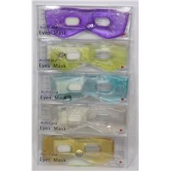 LOT OF 5 HOT / COLD EYE MASKS