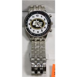 EDMONTON ESKIMOS MENS WATCH, NEEDS BATTERY