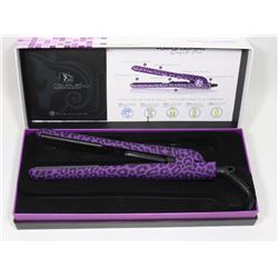 NEW ROYALE PRO PURPLE LEOPARD HAIR STRAIGHTENER