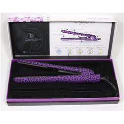 NEW ROYALE PRO PURPLE LEOPARD HAIR STRAIGHTENER