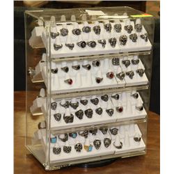 JEWELLERY STORE SWIVEL DISPLAY OF RINGS