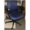 Image 1 : NEW BLUE HYDRAULIC LIFT OFFICE CHAIR