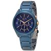 Image 1 : NEW ARMANI EXCHANGE 44MM BLUE ION PLATED MSRP $276