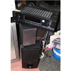 SONY STR-DH100 AUDIO CONTROL CENTER, 2 SPEAKERS