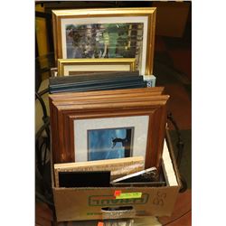 BOX W/ 5 PICTURES INCL. NATIVE PICTURES,